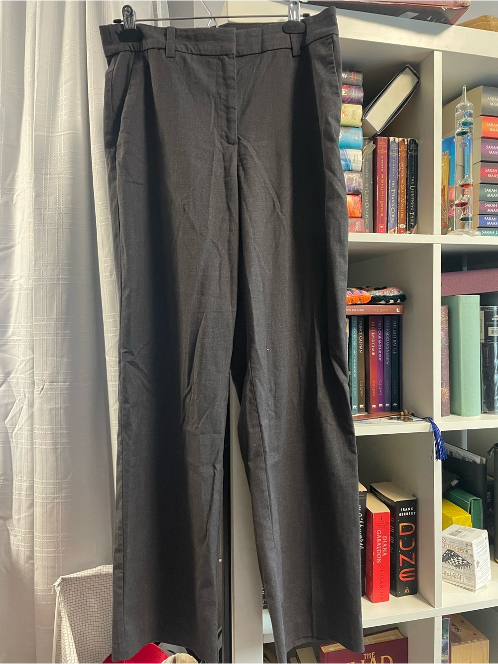 H&M Black Straight-Leg Trousers
